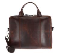 Leonhard Heyden Roma briefcase leather 37 cm laptop compartment brown