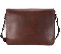 Leonhard Heyden Roma Messenger leather 38 cm laptop compartment brown