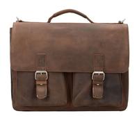 Leonhard Heyden Salisbury briefcase leather 40 cm brown