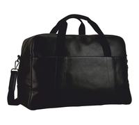 Leonhard Heyden Hamburg Weekender travel bag Leather 52 cm black