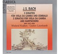 Leonhardt Gustav - 3 Sonatas for Villa Da Gamba