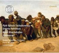 Leonid Kogan; Boston Symphony Orchestra; Pierre Monteux - Pjotr Iljitsch Tschaikowsky: Sinfonie Pathetique; Aram Khachaturian: Violinkonzert