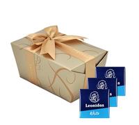 Leonidas Belgian Chocolate Napolitain Squares Gluten Free White Chocolate 30 pcs | Individually Wrapped Luxury Belgian Chocolate Squares Gift Box | Assorted Flavours for Birthday, Christmas