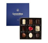 Leonidas Belgian Chocolates Assortment of Milk, White & Dark Truffles, Pralines, Ganache, Cream & Caramels. (125g - 9 Pieces)
