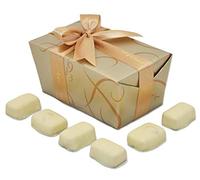 Leonidas Belgian Chocolates Manon Blanc & Manon Cafe' Coffee Butter Cream with Praline Base, with and Without Hazelnut (1kg 56 Piece Approx)