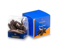 Leonidas Candied Chocolate Orange Peel Cube Coated in Belgian Dark Chocolate, Orangettes Made Without Gluten