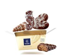 Leonidas Chocolate Seashells, 15 Belgian Milk & Dark Creamy Pralines in a Gift Box