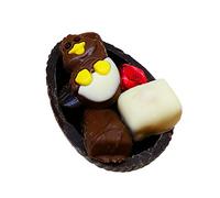 Leonidas Easter Egg, Thick Milk Chocolate Shell, 8 Luxury Belgian Chocolates