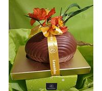 Leonidas Easter Milk Chocolate Egg with Around 20 Assorted Leonidas Loose Chocolates 555g - Belgian Milk Chocolate Easter Egg with Praline, Ganache & Caramel Selection