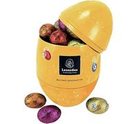 Leonidas Easter Mini Egg Tin Filled with 20 Assorted Mini Eggs - Belgian Milk, White & Dark Chocolate Easter Eggs with Praline, Ganache & Caramel Fillings