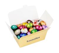 Leonidas Easter Mini Eggs, Assorted Milk, Dark and White Chocolate