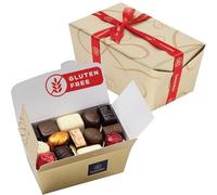 Leonidas Gluten-Free Assortment Chocolates Ballotin - Milk, Dark, White Belgian Chocolates in Classic Gold Gift Box - Elegant Without Gluten Chocolate Gift for Special Occasions (250 Gr, Gluten Free)