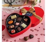 Leonidas Heart Shaped Tin with 9 Leonidas Belgian Chocolates
