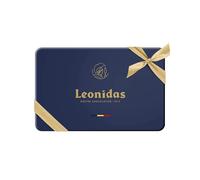 Leonidas Heritage Fine Belgian Chocolate Blue TIn Assortment Filled with Our Most Popular Pieces, Milk, White & Dark (16 Piece Blue Tin 240g)