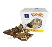 Leonidas Luxury Belgian Chocolate Tablet Pieces Box (300g - Dark Cranberry) - Chunky Dark Chocolate with Cranberries | Premium Belgian Chocolatier Nutty Tablet Gift Selection