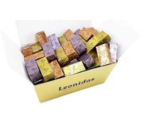 Leonidas Luxury Praline Chocolate: Gianduja, Giamanda, Giantina Chocolates, Rich Almond & Hazelnut, Crunchy Biscuit Creamy Pralines, Premium Belgian Gifts (1KG Ballotin 80 pc approx)