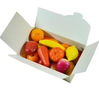 Leonidas Marzipan Fruits, Real Fruit Marzipan Belgian Marzipans in Ballotin Gift Box (12 Piece 285g Approx)