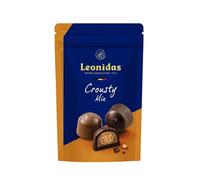 Leonidas Mix Crousty Biscuit Bites (200 g) - Crunchy Biscuit Centres Coated in Belgian Milk & Dark Chocolate | Gourmet Belgian Snack Gift | Leonidas Chocolatier Selection