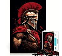 Leonidas of Sparta Jigsaw 1000 Pieces for Teenagers Brain Exercise Clean Joint Home Activity Night Fun (38x26cm)