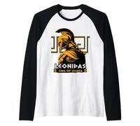 Leonidas Spartan King Epic Ancient Greek Warrior Art Raglan Baseball Tee