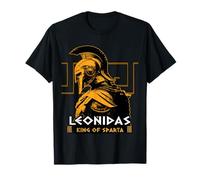 Leonidas Spartan King Epic Ancient Greek Warrior Art T-Shirt