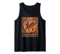 Leonidas Spartan King Epic Ancient Greek Warrior Art Tank Top