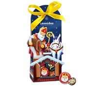 Leonidas St. Nicholas Belgian Chocolate Balls Gift Set, 200g, Assorted Flavours with Salted Caramel, Hazelnut, Praline, and White Chocolate
