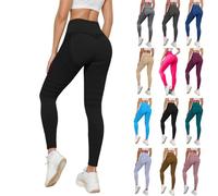 Leonie & Co 3D Anti-Cellulite Leggings, Leonie and Co Anti-Cellulite Compression Leggings - Slimming High Waisted Seamless Yoga Fitness Pants Sport Pants Riding Leggings, 01-black, S