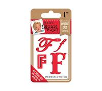 Leonie Pujol Metal Die-Letter Set-F, Silver, 11.1 x 6.8 x 0.2 cm