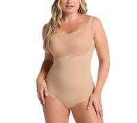 Leonisa Core Boldly Scoop Back Wireless Bodysuit - Built-In Bra with Foam Cups - Firm Tummy Control - Invisible Leg Bands - Shapewear or Daily Wear
