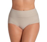 Leonisa High-Waisted Seamless Moderate Shaper Thong knicker Beige