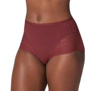 Leonisa Seamless High Waisted Tummy Control Knickers for Women, Lace Shapewear Panty with Butt Lifting Effect, Invisible Control Underwear Unit or Pack X2