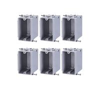 LEONLITE 6-Pack 22.5 Cubic Inch Single Gang New Work Electrical Outlet Box