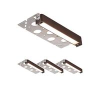 LEONLITE 7 Inch LED Hardscape Lighting, Update Retaining Wall Lights, LED Landscape Lighting, 12-24V AC/DC Paver Light Low Voltage, 3W/4W/5W Dimmable Outdoor Step Lights, 2700K Soft White, ETL, 4 Pack