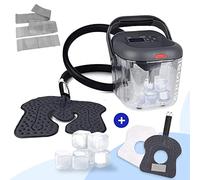 LEONNS Cold Therapy Machine with Universal Flexible Pad, Ice Cryotherapy System for Knees, Shoulders, Back, Hips and More (Universal + Knee Pad+Ice Cubes)