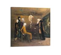 Leonora Carrington Famous Work Poster Syssigy,1957 Cool Artworks Painting Wall Art Canvas Prints Hanging Picture Home Decors Idea 12x12inch(30x30cm)