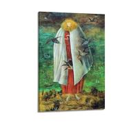 Leonora Carrington Famous Work PosterThe Giantess Wall Art Scroll Canvas Painting Picture Living Room Decor Home 12x18inch(30x45cm)