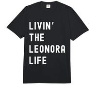Leonora Living The Leonora Life Name Comfort Colors Adult Heavyweight T-Shirt
