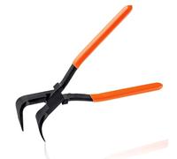 LEONTOOL 10 Inches Hand Seamers Sheet Metal Tools 90°Jaws Sheet Metal Pliers with PVC Handle Sheet Metal Bending Pliers Metal Bender Tool Sheet Metal Bender for Bending and Flattening Sheet Metal