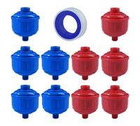 LEONTOOL 10 Pcs Disposable Mini Water Filters Spray Gun Filter with Standard 1/4" Threads Effectively Removes Moisture Before It Reaches Spray Guns And Air Tools for Most Sprays Guns and Air Tools