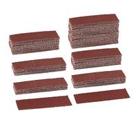 LEONTOOL 100Pcs Micro Detail Sander Paper Kit 3.5x1.2 Inch 80 Grit