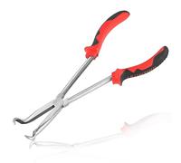 LEONTOOL 11 Inch Long Reach Hose Grip Pliers with Serrated Jaws for Hard-to-Reach Spaces