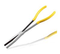 LEONTOOL 11 Inches Long Reach Flat Nose Pliers Duckbill Nose Pliers for Hard-to-Reach Narrow Spaces and Limited Clearance Areas