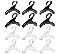LEONTOOL 12 Pcs Bag Hanger Purse Holder for Closet Backpack Hangers Hook Organizer Storage Over The Closet Rod Hanger for Backpacks, Handbags, Purses, Doctor Bags, Tote Bags, Camera Bag