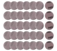 LEONTOOL 2 Inch Aluminium Oxide Mesh Abrasive Sandpaper Hook and Loop Sanding Discs 400 Grit, Pack of 35, Compatible with Power Sander, Random Orbital Sander
