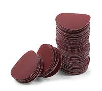 LEONTOOL 2 Inch Hook and Loop Sanding Discs 1200 Grit 100Pcs Sandpaper Discs for Random Orbital Sander Pads Grinding Polishing Metal Wood Rubber Leather Plastic Stone Glass