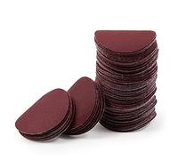 LEONTOOL 2 Inch Hook and Loop Sanding Discs 320 Grit 100Pcs Sandpaper Discs for Random Orbital Sander Pads Grinding Polishing Metal Wood Rubber Leather Plastic Stone Glass
