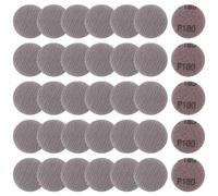 LEONTOOL 2 Inch Mesh Abrasive Mesh Sandpaper Hook and Loop Sanding Discs 180 Grit, Pack of 35 Dust Free Net Sandpaper Abrasives Pads Drywall Sander Sandpaper for Metal, Wood, Composites