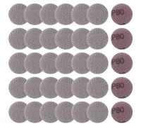 LEONTOOL 2 Inch Mesh Abrasive Mesh Sandpaper Hook and Loop Sanding Discs 80 Grit, Pack of 35 Dust Free Net Sandpaper Abrasives Pads Drywall Sander Sandpaper for Metal, Wood, Composites