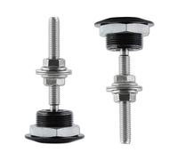 LEONTOOL 2 Pack Quick Release Bumper Latch License Plate Lock Clip 1.2in/30mm Diameter Universal Aluminum Vehicle Hood Pins, Push Button Bonnet Car Hood Pin Lock Clip Kit for Bumper Hood License Plate